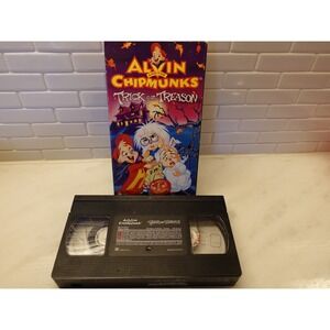 Alvin and the Chipmunks Trick or Treason VHS 1997 Animated Halloween Cartoon